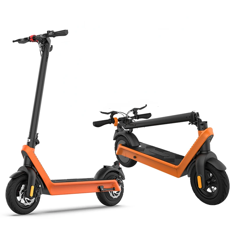 

China Cheap Kick Scooters 10 inch 1000w Two Wheels Motor Removable Battery Foldable Folding Powered Off Road Electric Scooter