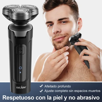 Sejoy Rasoio da Barbiere per Uomo Rasoio Elettrico Batteria al Litio Ricaricabile Rasoi Portatili da Viaggio 1