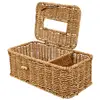 Large Size Woven Storage Box Tissue Holder Natural Paper Container Napkin Box Home Kitchen Bathroom ganization Housewares 4