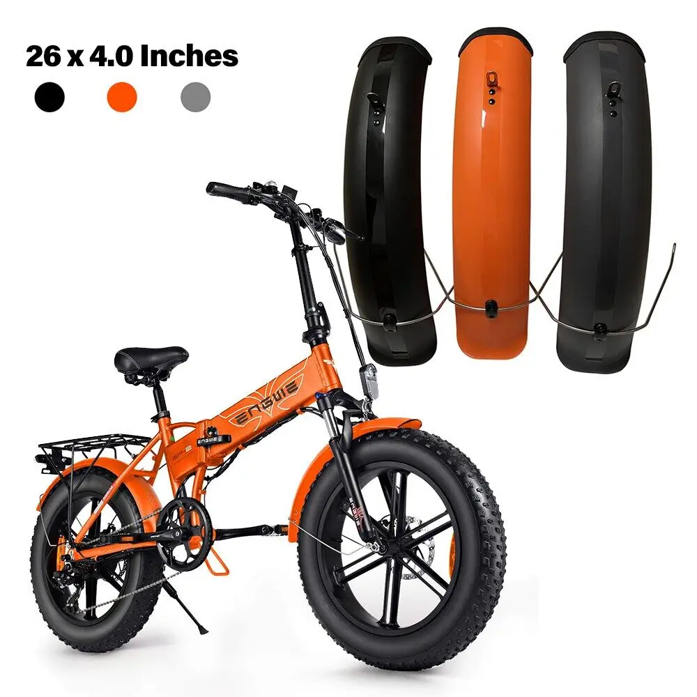 26inch *4.0 Snow Bike Mudguard / Beach Bike All-Inclusive 20/24Inch Fat Bicycle 4.0 Fender Wide 110MM Bicycle Accessories bicycle fender