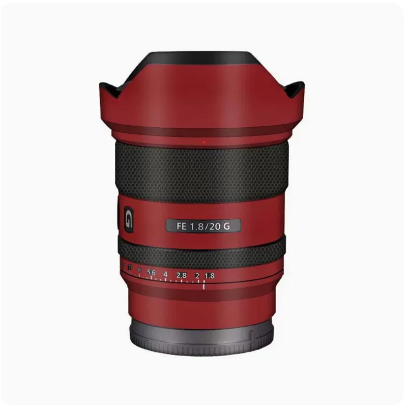 FE 20mm F1.8 G (SEL20F18G) 용 스크래치 방지 카메라 렌즈 스티커 코트 랩 보호 필름 바디 보호대 스킨 커버