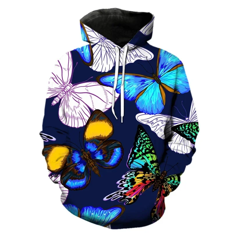 thumbnail image 1 of Sudadera con capucha con estampado 3D de mariposa exquisita para hombres y mujeres, sudadera con estampado de insectos de manga larga, sudadera holgada estilo Harajuku, sudaderas con capucha, 1 of 4