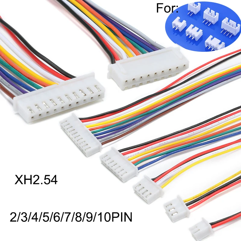 10PCS JST-XH XH 2,54 Draht Kabel Stecker 26AWG Lipo Balance Draht Verlängerung Aufgeladen Kabel Blei Kabel für RC Lipo batterie ladegerät