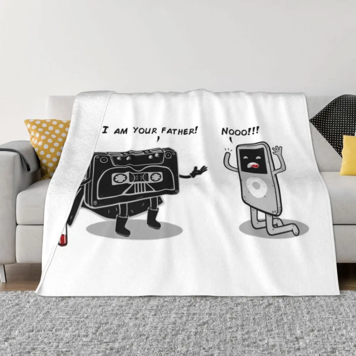 

Music I Am Your Father! Soft Micro Fleece Blanket Trendy Portable Great Gift AntiPilling