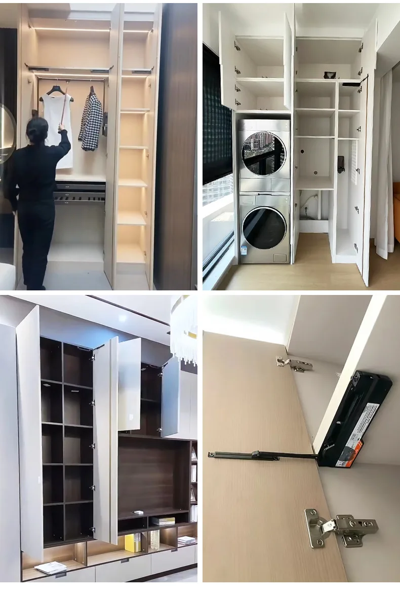 Automatic Door Press Opener Cabinet Concealed Door Closer Press type Damper Closer