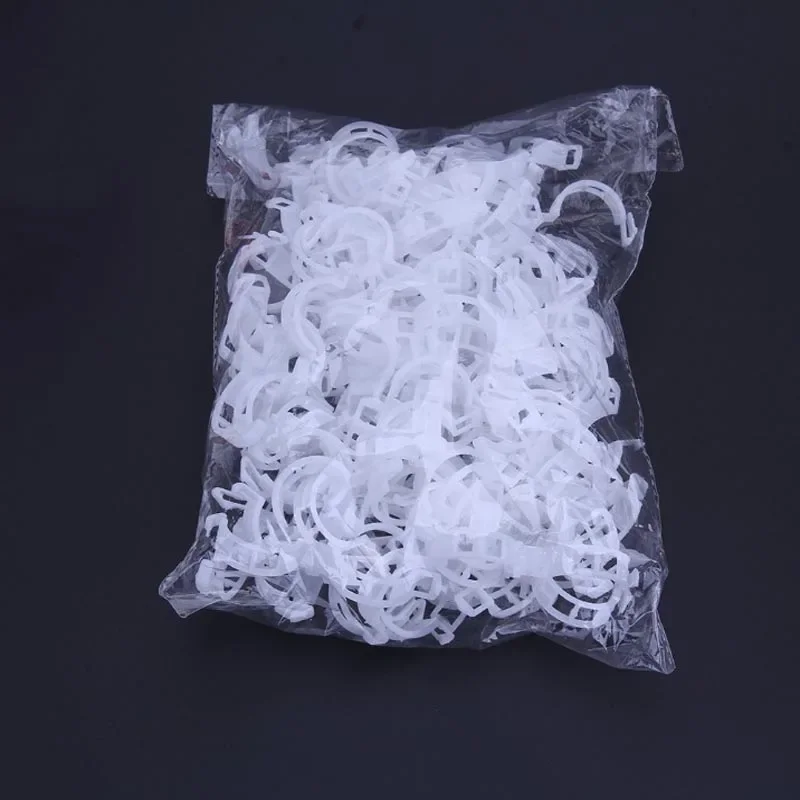 50/100pcs Plastic Clips Plant Support For Tomato Hanging Trellis Vine Connects Plants Greenhouse Vegetables Garden Ornament