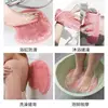 Silicone Rub Back Brush Bathroom Non-slip Wash Foot Pad Massage Shower Mat with Sucker Bath Massage Foot Exfoliating Brush Pad 3