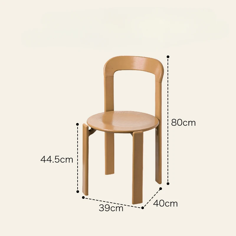 

Wooden Accent Dining Chairs Vanity Restaurant Balcony Modern Dining Chairs Kitchen Wedding Silla Comedor Home Furniture BL50CY