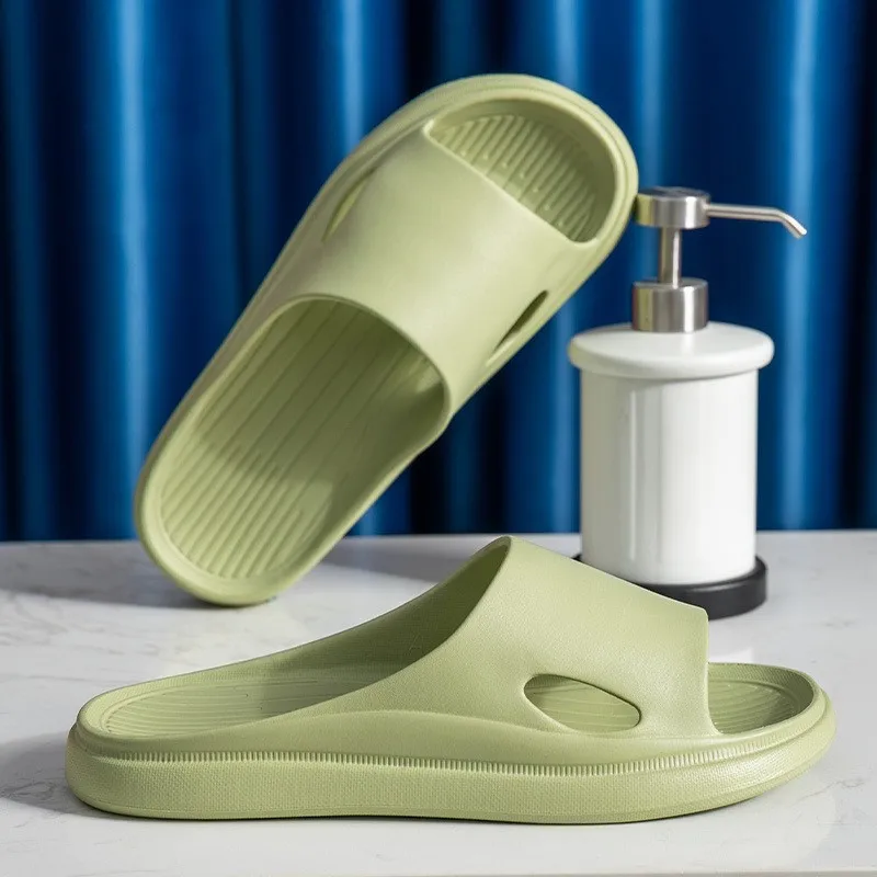 Summer Home Slippers for Women Indoor Anti-Slip Lightweight Couple Bathroom Shower Soft Soled Comfortable Household Footwear 5