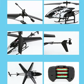 2 Channel Mini USB RC Helicopter Remote Control Aircraft Drone Model with Light 6