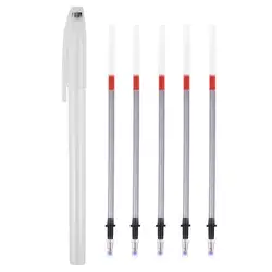Versatile Refillable Erasable Leather and Fabric Marking Pens - Set of 5/10/20 (1Pen case - 5 refill)