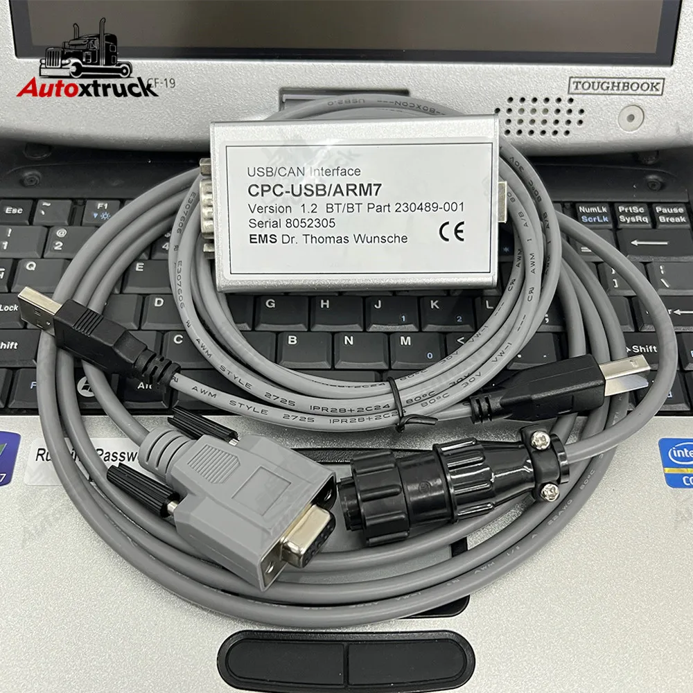 

For Toyotabt diagnostic tool scanner, interfaz USB ARM7 BT, compatible con for Toyota BT with CF19 Laptop EMS, CAN suite