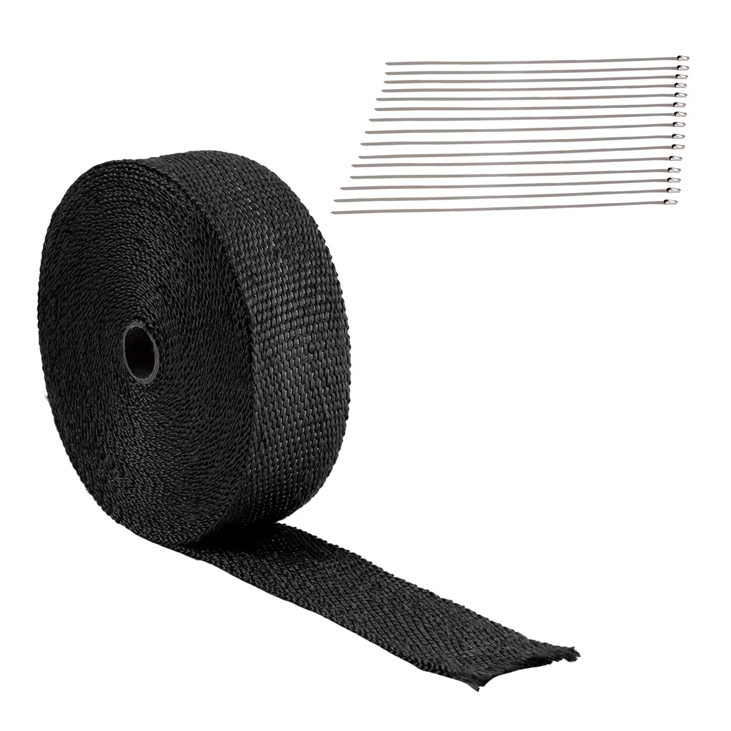 

Выхлопная труба, обернутая титановым сплавом, 15 м, черная фотолампа + 15 кабеля фотолампы