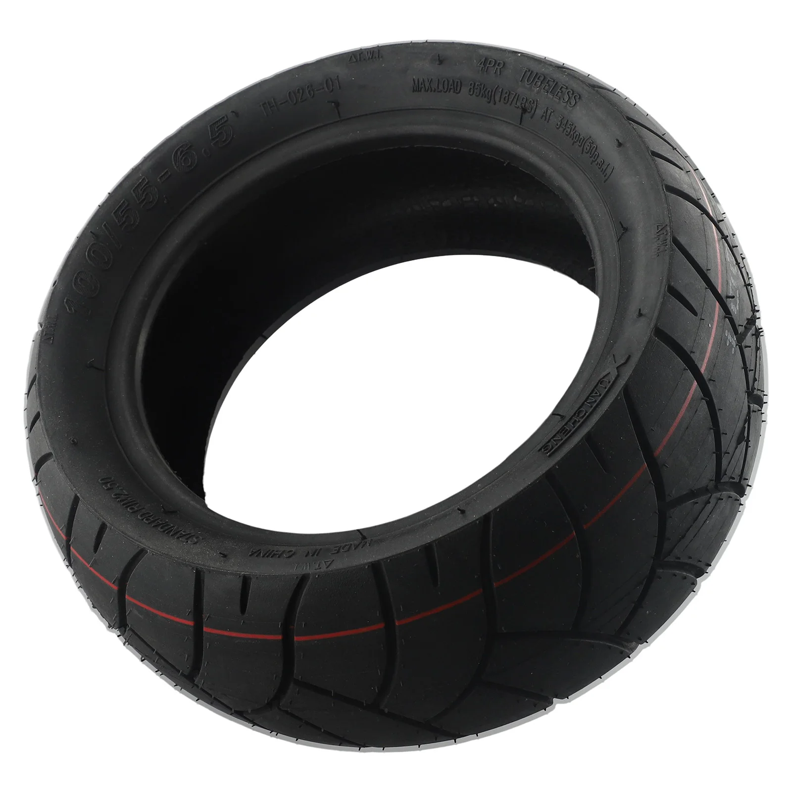 

11 Inch 100/55-6.5 Tubeless Tyre 90/65-6.5 For Modified Electric Scooter Tyres Thickened Vacuum Tire Rubber Anti-skid Tires