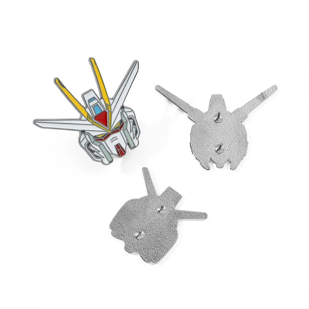 Broches Pin's Têtes Gundam Lot 3 Pcs