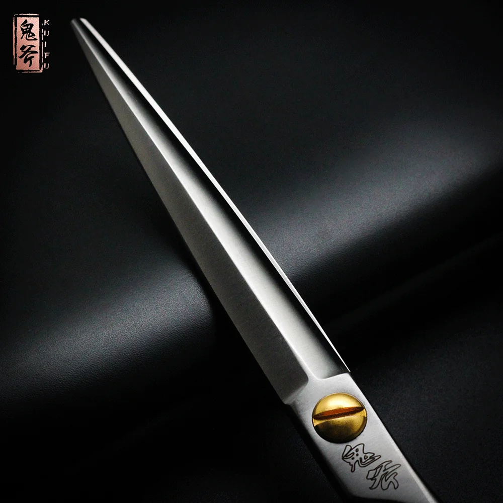 Dog Grooming Scissors TAA GUIFU Dog Scissors Professional Pet Grooming Shears VG-10 Steel Handmade Scissors 7.5 Inch Pet Clipper Straight Shear SMB-75
