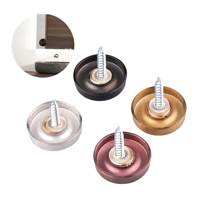 4pcs 16mm Diameter Stainless Steel Screw Cove Cover Nails Fasteners for Advertising Board Tea Tables Wardrobes Glass Furnitures