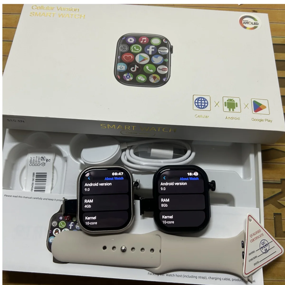 S10 Smart Watch 10 Series 5G Sim Card Android Watch