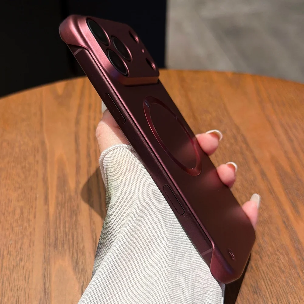 Sleek Shockproof Matte Case with Camera Protection