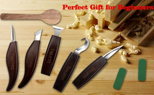 19 Pcs Wood Carving Tools Kit Knifies Set Spoon Carving Blanks Wood Whittling  Kit for Beginners Kids Adults Woodworking DIY - AliExpress