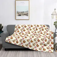 Stardew Valley Chicken Love Blanket Fleece Spring Autumn Portable Soft Throw Blanket for Bed Outdoor Bedding Throws 1