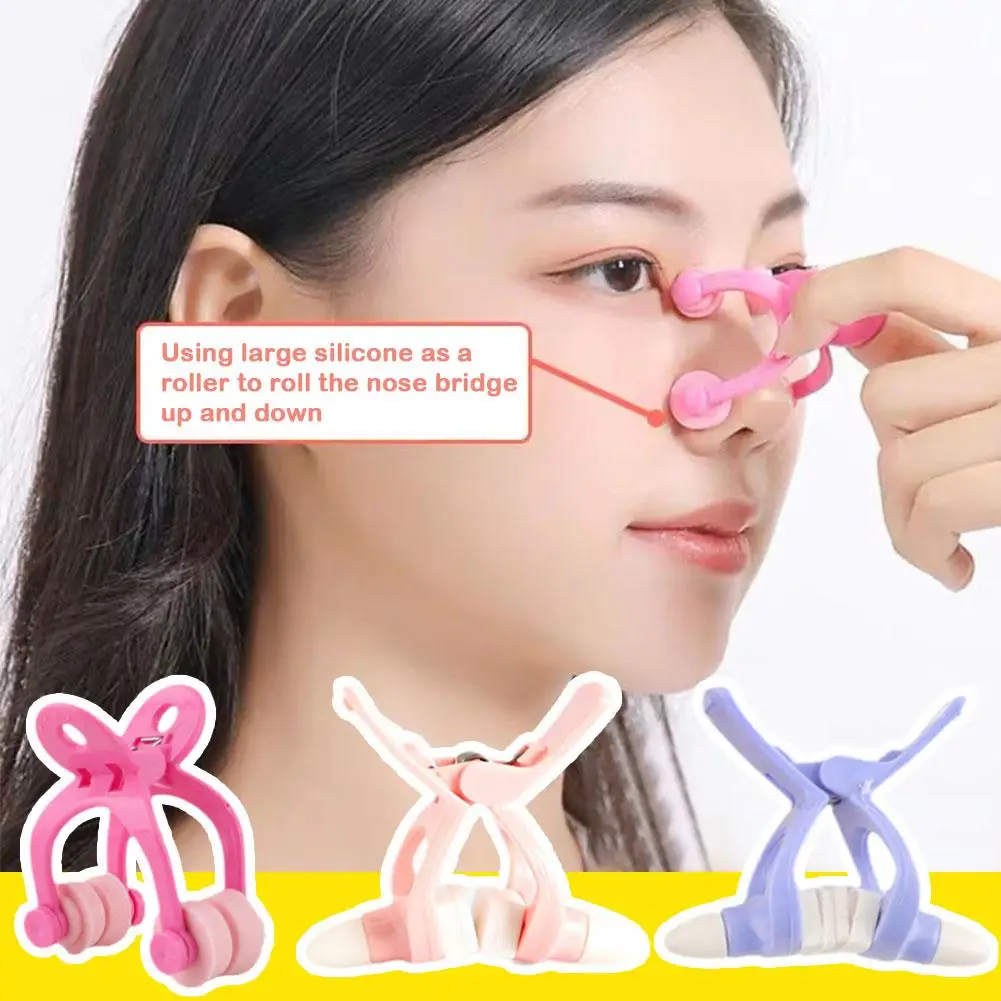 

Nose Shaper Clip Nose Up Lifting Shaping Bridge Straightening Silicone Beauty Painful Slimmer Tools Nose No Hurt Slimmer De E1T6