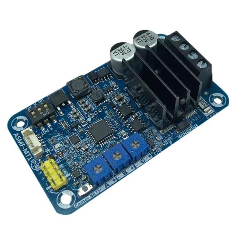 

ASMF-MT1 Magnetic Encoding Single Channel High Torque 500Nm Steering Gear Controller Board 12V To 24V Current Limit 10A