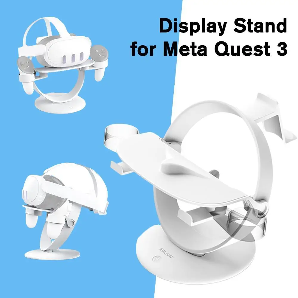 

Демонстрационная подставка для контроллера Meta Quest 3 VR, держатель для гарнитуры, аксессуары, многофункциональный держатель для PS VR2/для Quest 2