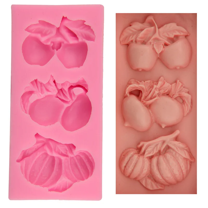 

New Fruit Series Fondant Cake Silicone Mould Chocolate Candy Jelly Mold Kitchen Accessories Baking Tools