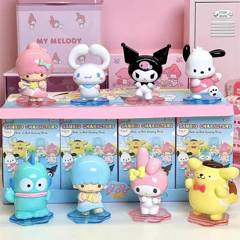 

Милая искусственная фигурка Kawaii Kuromi Cinnamoroll, маленькая фигурка партнёра, аниме, декоративные игрушки, подарок