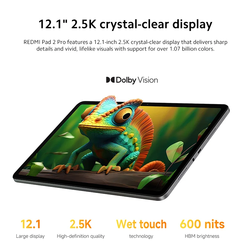 Versão global xiaomi redmi pad 2 pro 12.1 