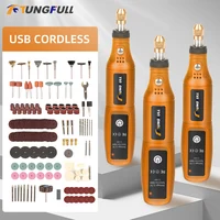 Mini Wireless Drill Rechargeable Polishing Machine DIY Mini Rotary Tool USB Engraving Tool Dremel Tool Mini Engravin Machine