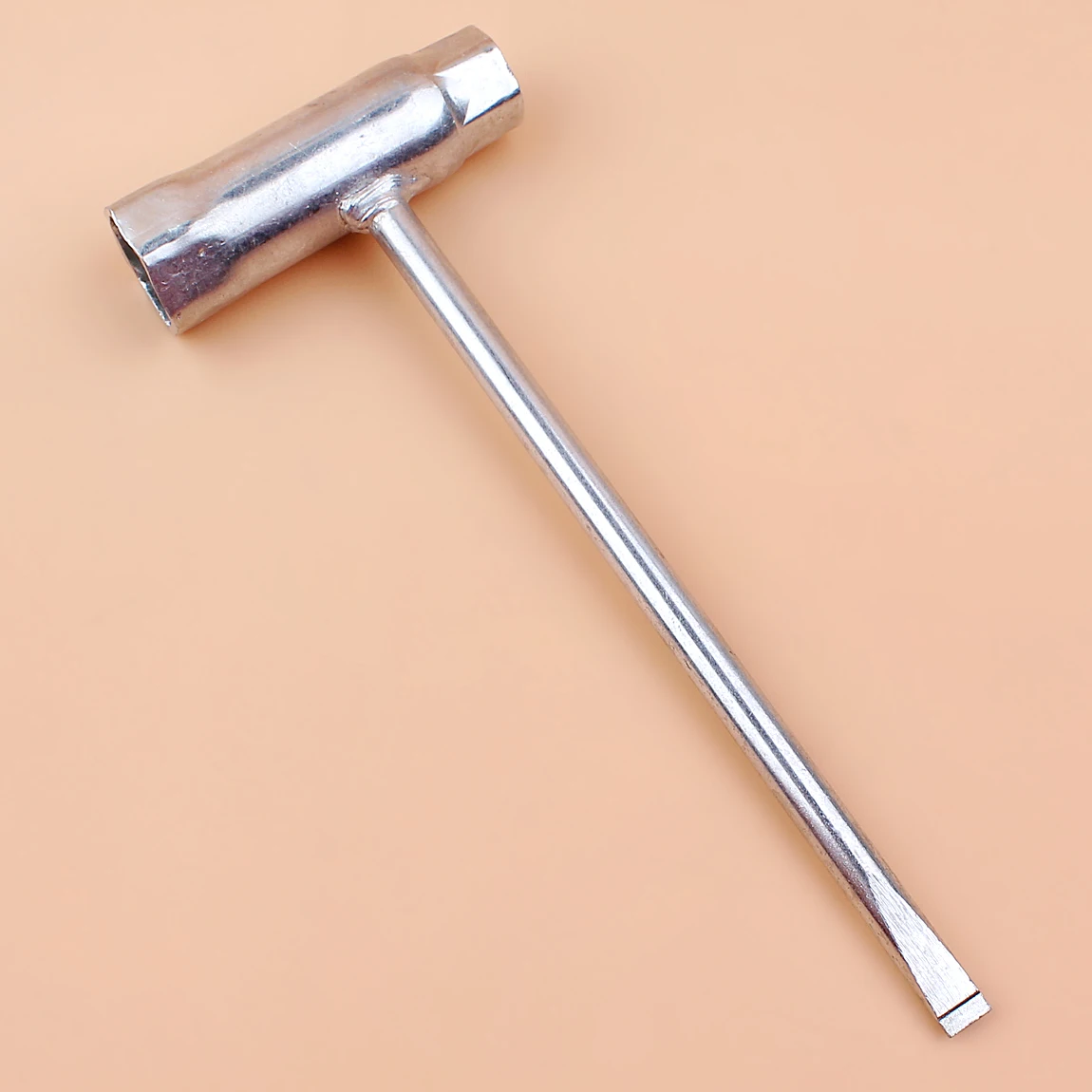 

Spark Plug Socket Wrench 13.5mm & 19mm Stainless Steel Spanner For Gasoline Chainsaw and Brush Cutter