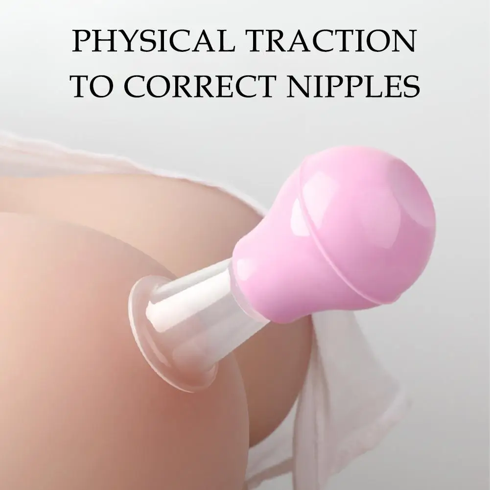 Nipple Aspirator Puller Retraction Pump Sucker Teat Massager Corrector Portable Women Silicone Nipple Orthotics Health Care nipple sucking corrector