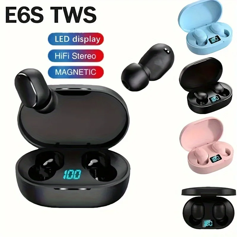 Wireless Noise Cancelling Bluetooth Earphones Headset