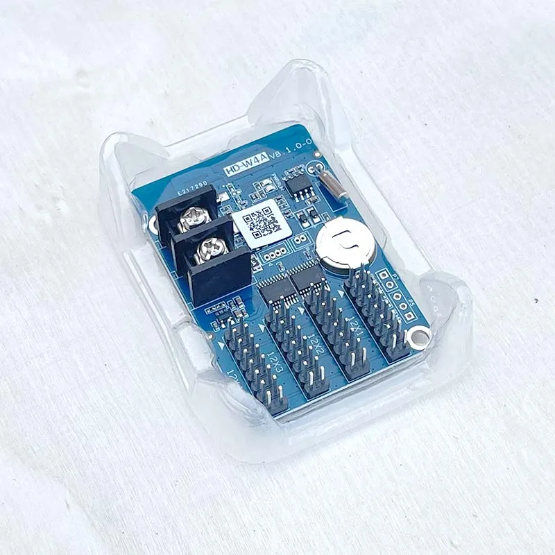 HD-W4A Single Color LED Panel Mobile Phone WiFi Control Card LED Display Pixel Digital Signage HUB08 HUB12 Motherboard