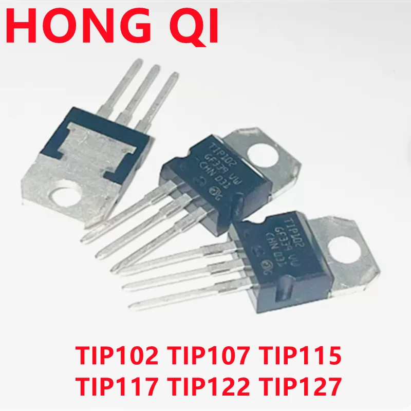 

10 шт. TIP102 TIP107 TIP115 TIP117 TIP122 TIP127 трубка Дарлингтона Мощный транзистор