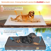 Dog Pet Bed Large Padded Orthopedic Dog Bed Foam Cushion Pets Pillow Bed with Washable Cover 6