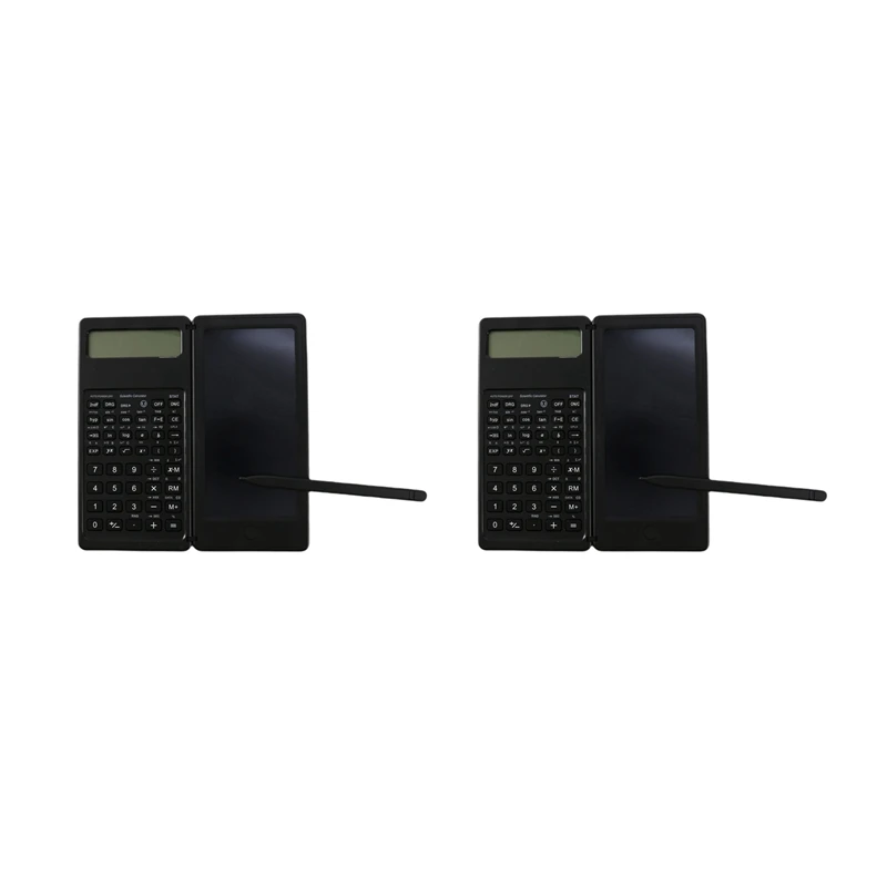 

2X Calculator,Electronic Office Calculator With Erasable Writing Board,LCD Display Desktop Calculator For Office