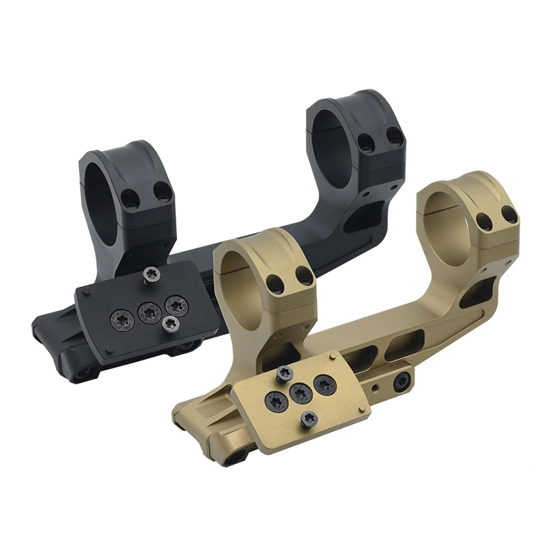 Taktische Schnellmontage 2,05 Zoll LPVO Zielfernrohrhalterung für 30mm mit Red-Dot-Visier Offset-Montageplatte Vollständige Originalmarkierung Jagd-Zielfernrohrhalterung – Detail 3