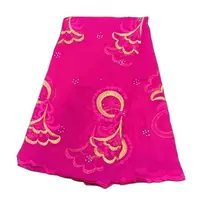 Latest African Muslin Islamic Hijab Dubai Embroidery Scarf kashkha dubai scarf muslim african shawls cotton good quality designs