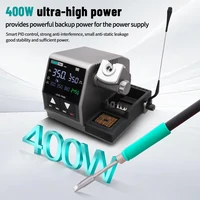 SUGON T61 Soldering Station 400W Compatible Soldering Iron Tip C470/245/210 Large Solder joints Welding Rework Station 1