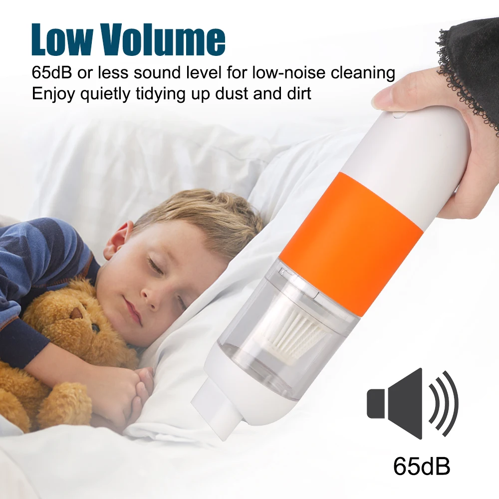 Potente Aspirapolvere A Ciclone Mini Aspirapolvere Portatile Senza Fili Aspirapolvere Per Auto Senza Fili 20000Pa 120W
