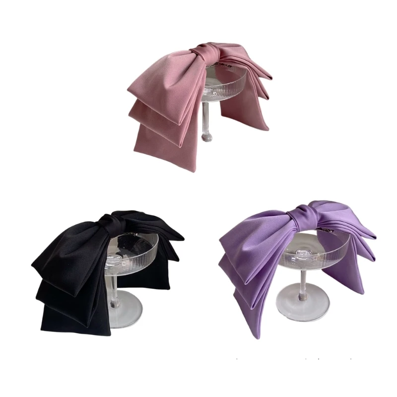 

Balletcore Bow Princess Large Side Clip Hair Clip Princess Girl Ribbon Bow Oversized Bow Barrettes for Girl