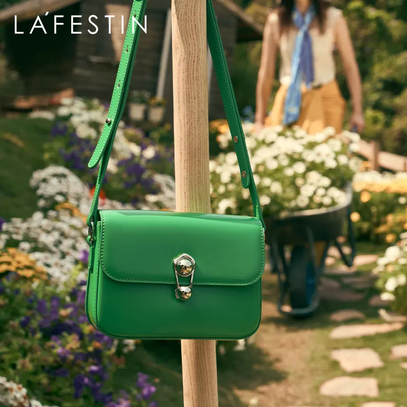 LA FESTIN 여성용 가죽 가방, 원 숄더 언더암 백, 여성용 체인 디자이너, 프리미엄 텍스처, 2022 신제품