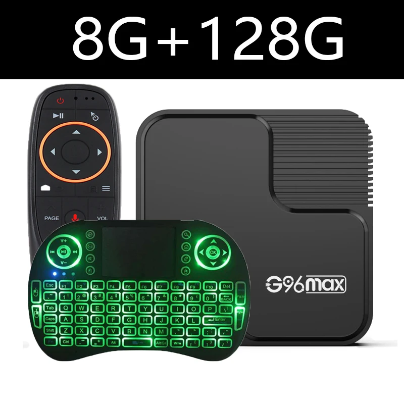 Chytrá TV skříňka Android 12 G96 maxi allwinner H618 dvojí WIFI 2.4G&5G čtyřnásobný jádra AV1 google hlas beran 8GB rom 64GB 128GB média hráč