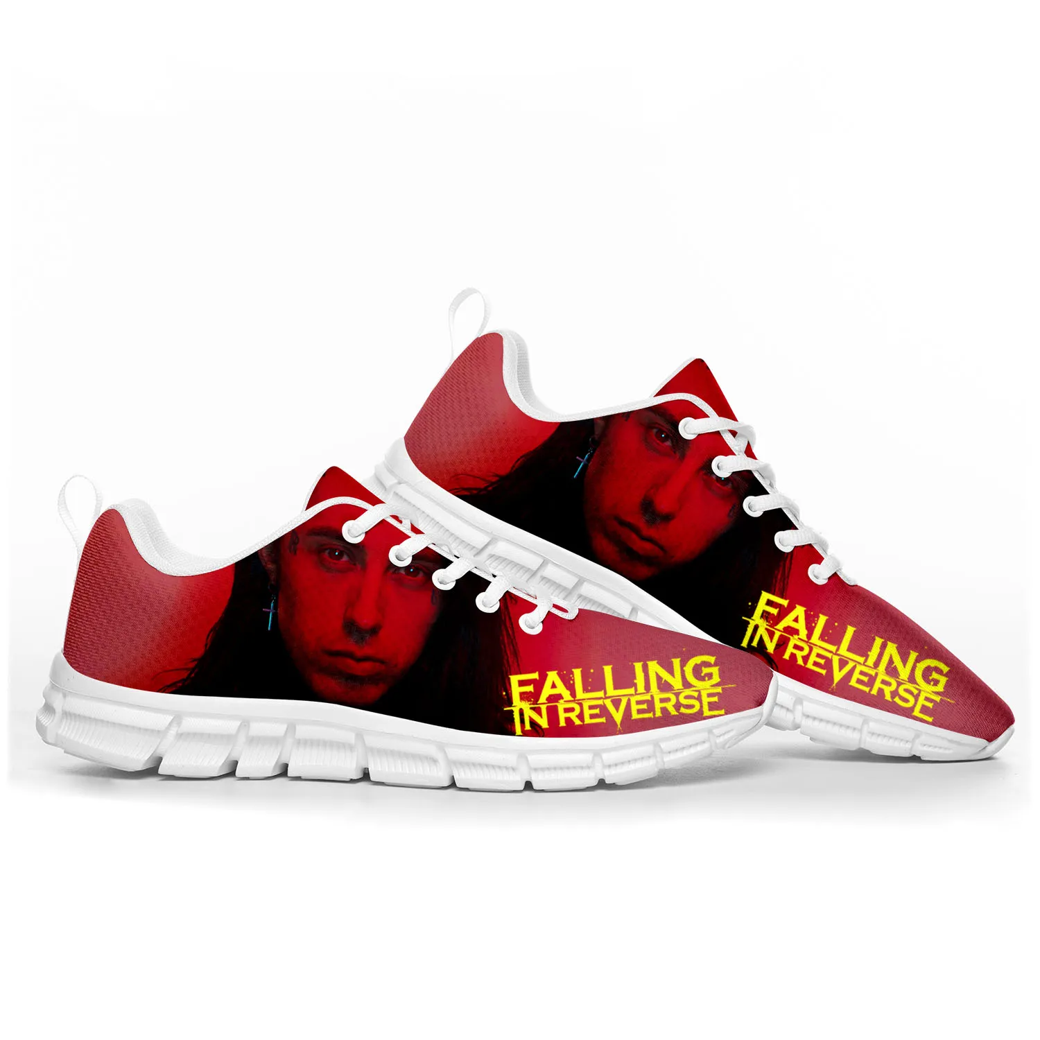 

Falling In Reverse Punk Rock Band Sports Shoes Mens Womens Teenager Kids Children Sneakers Custom High Quality Couple Shoes