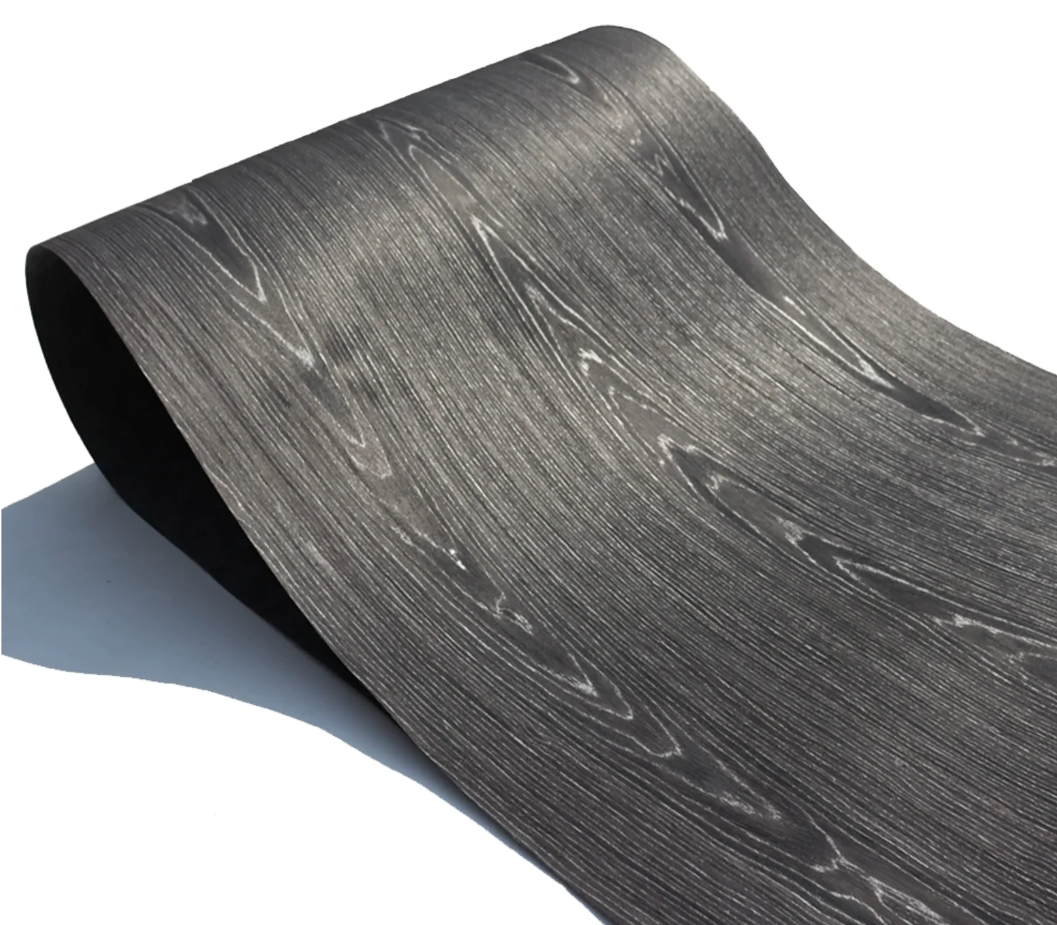 L:2.5meters W:580mm T:0.25mm Black oak patterned technology wood veneer for Furniture veneer board wooden door speaker decoration wood veneer