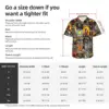 Tarot Hawaiian Shirt Men Beach A Major Arcana Print Casual Shirts Short Sleeve Breathable Design Novelty Oversize Blouses 5