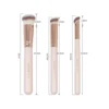 Maange 3Pcs Makeup Brushes + 2Pcs Triangle Powder Puff Set Concealer Eye Shadow Makeup Brush Blending Cosmetic Beauty Tools 4